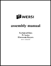 Wersi Helios assembly manual Technical Data W Series Electronic Keyers am120 (Eng)