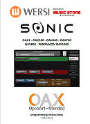 Wersi Sonic V1.50 Gebruikers Handleiding / Program Manual