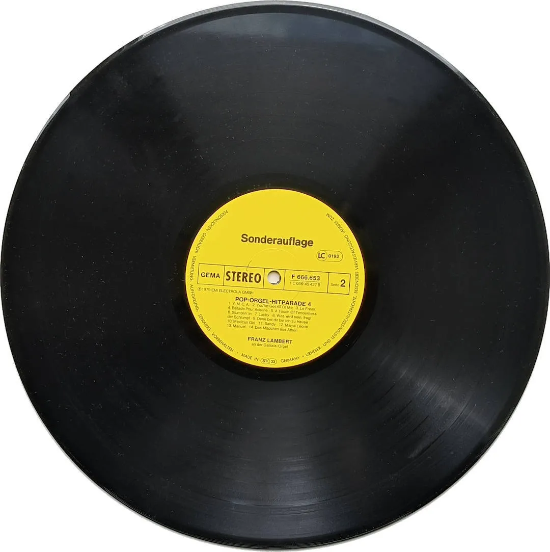 Te Koop Aangeboden Tweedehands LP Franz Lambert Galaxis-Orgel-Sound Pop Orgel Hitparade 4 28 Pop-Hits